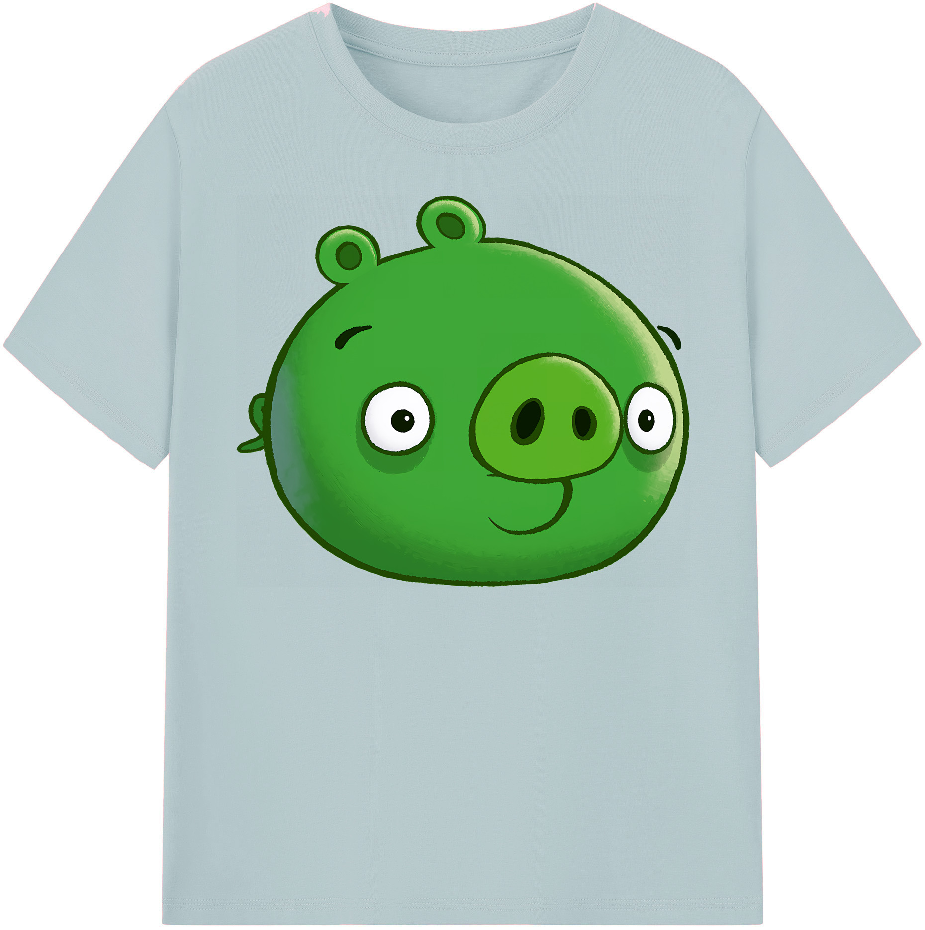 （画像用） Angry Birds アングリーバード 綿100％半袖Tシャツ（フロントプリント）